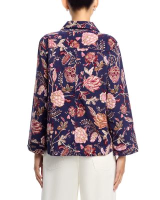 Exquisite Bloom Cord Popover Top