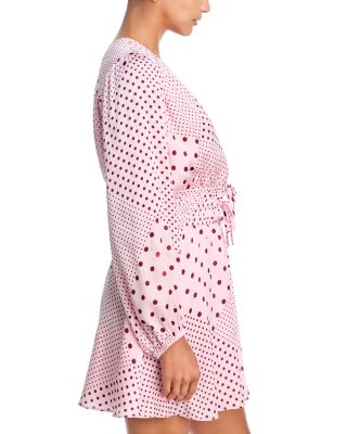 Calanthe Printed Satin Dress