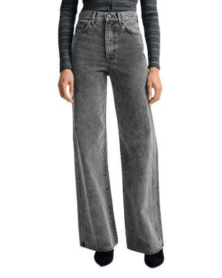Taylor High Rise Wide Leg Jeans in Volcanic Dust