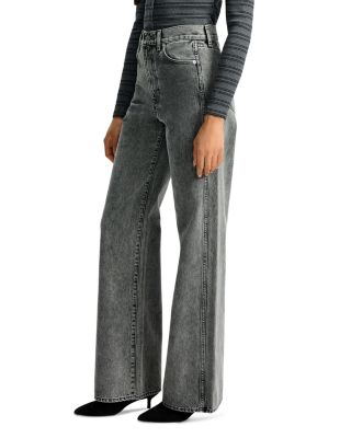 Taylor High Rise Wide Leg Jeans in Volcanic Dust