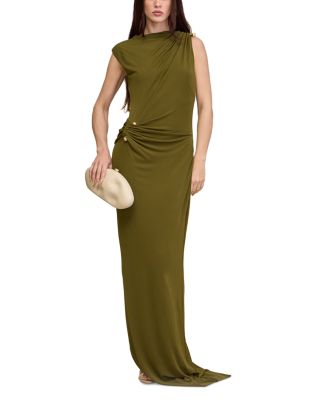 Izola Ruched Maxi Dress