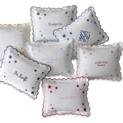 Stars Mini Embroidered Boudoir Pillow Cover