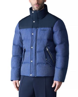 Everett Denim Quilted Down Jacket