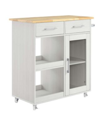 Culinary Kitchen Cart with Towel Bar