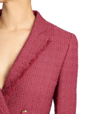 Alaia Double-Breasted Tweed Jacket