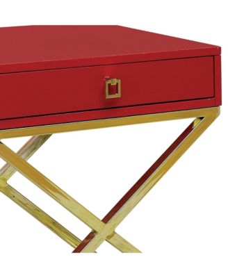 Chester 24" Steel Frame 1-Drawer End Table