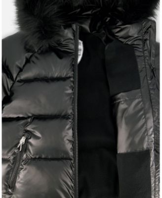 Boys' Quilted Bomber-Style Winter Coat - Little Kid