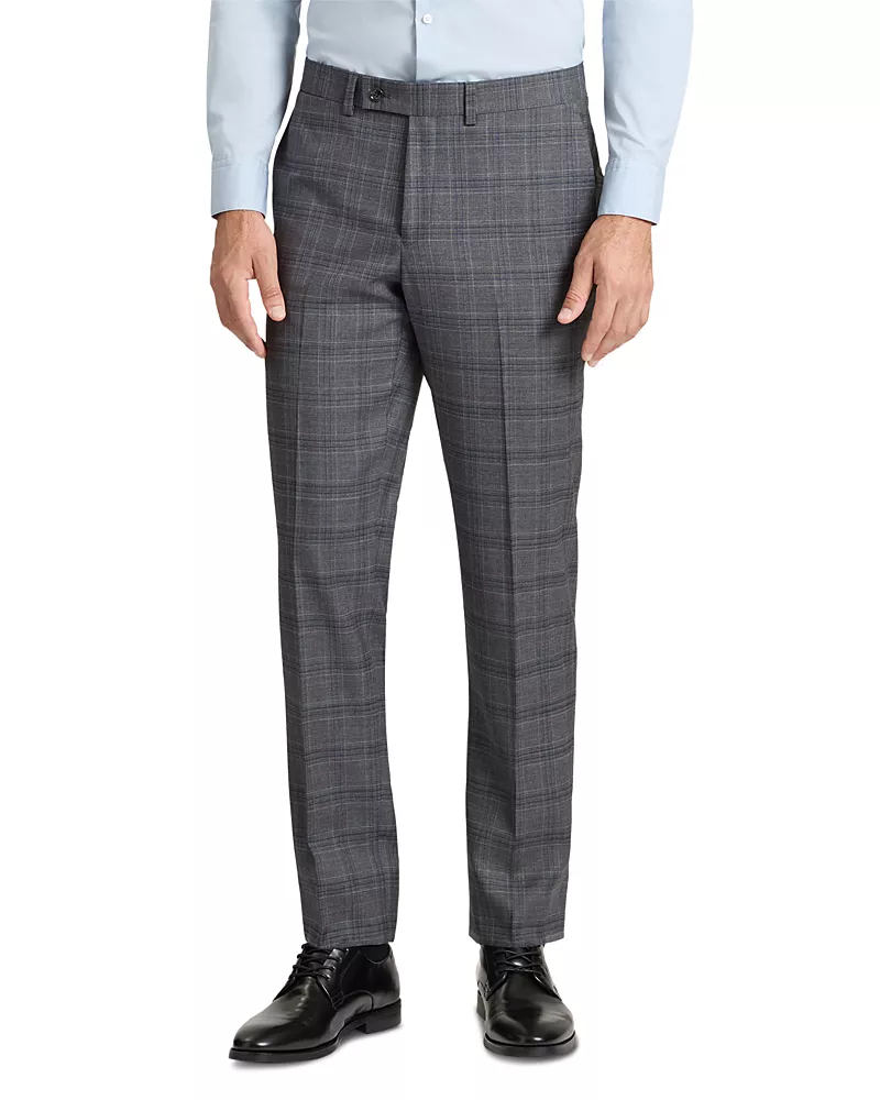 Ted Baker Wright Plaid Modern Fit Suit Pants