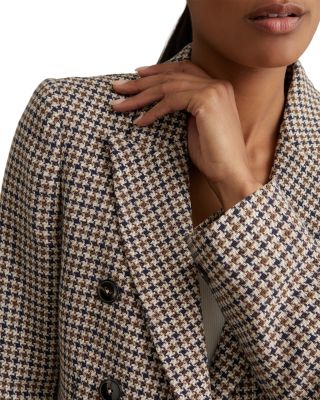 Petite Evie Textured Check Blazer 