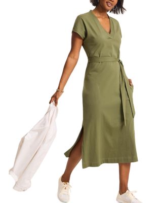 Islandscape Jersey Midi Dress