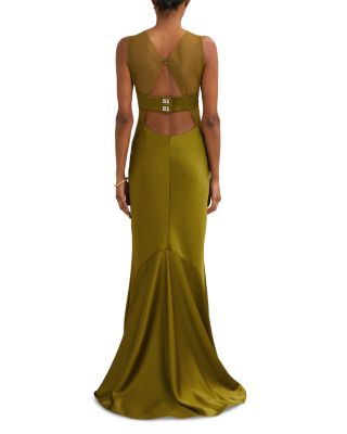 Opi Satin Maxi Dress