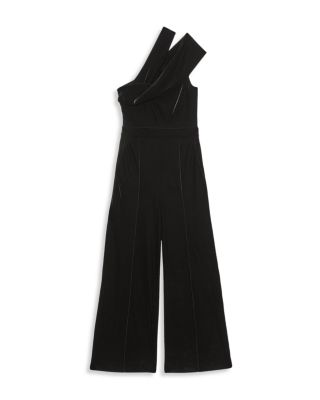 Daria Velvet One Shoulder Jumpsuit