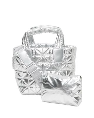 Vee Mini Quilted Nylon Tote 