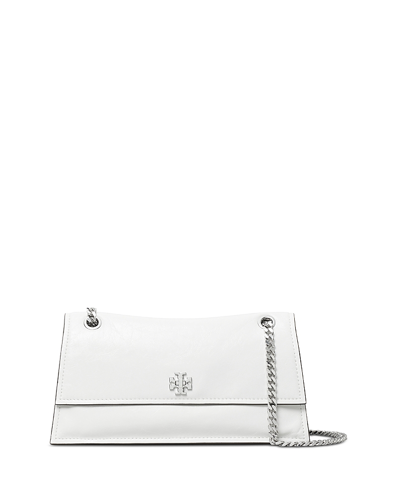Tory Burch Kira Turnlock Shoulder Bag In White