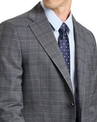 Wright Plaid Modern Fit Suit Jacket