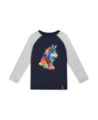 Boys' Long Raglan Sleeve Jersey Tee - Little Kid