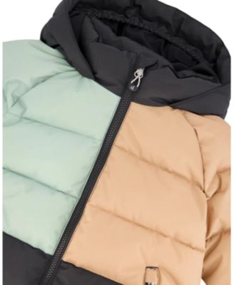 Boys' Colorblocked Puffy Winter Coat - Little Kid, Big Kid
