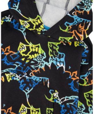 Boys' Printed Hooded Fleece Sweatshirt - Little Kid