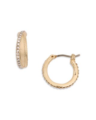 Twisted Rope Pave Earrings