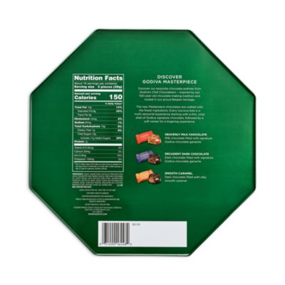 Holiday Masterpiece Wrapped Chocolate Tin, 50 Piece