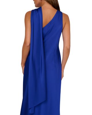 Asymmetrical Satin Dress
