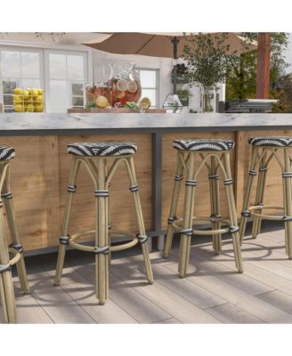 Kindry 26-inch Aluminum Outdoor Barstools, Set of 2