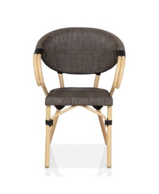 Madison Aluminum Patio Arm Chairs, Set of 2