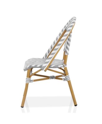 Conway Aluminum and Resin Wicker Outdoor Dining Chair
