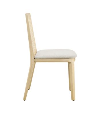 Monarch Wood and Rattan Dining Side Chair