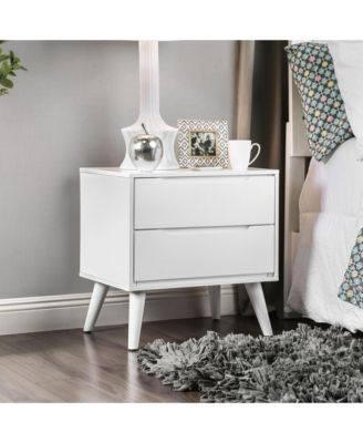 Presley Solid Wood 2-Drawer Nightstand