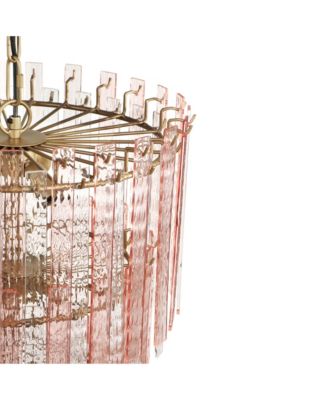 Hampshire Acrylic 3-Tier Chandelier