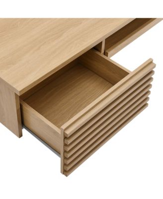 Render Wall Mount Wood Office Desk