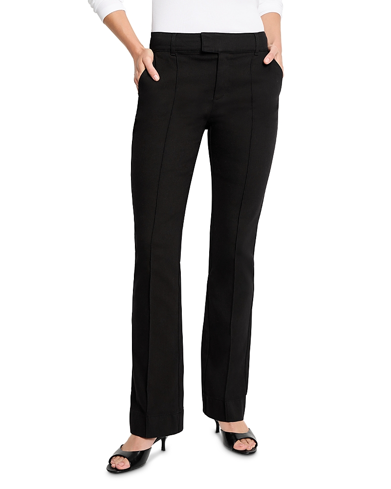 Nic + Zoe Nic+zoe Breakaway High Rise Bootcut Trouser In Black Onyx In Black