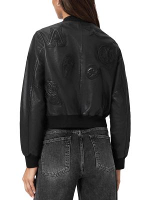 Orten 94 Leather Bomber Jacket