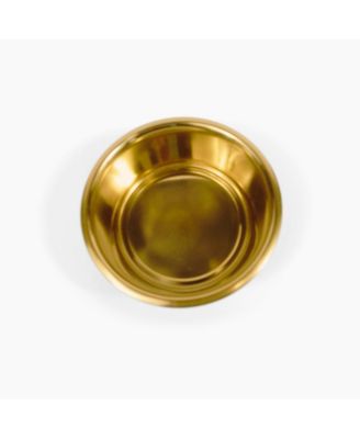 Bronze Single Bowl Pet Feeder, 2 Quart Bowl