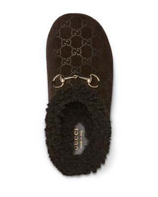 Women's Horsebit Shearling Mules