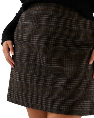 Noel Check Skirt
