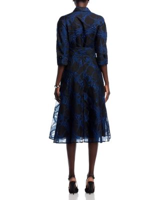 Organza Web Shirt Dress