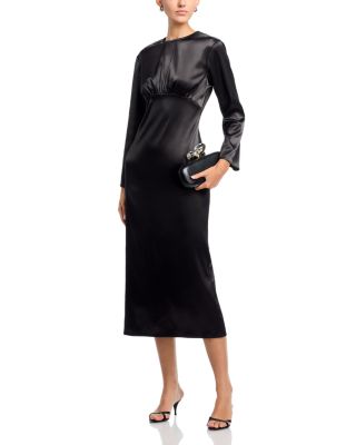 Seamed Long Sleeve Dress