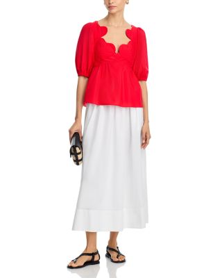 Heart Appliqu&eacute; Blouse