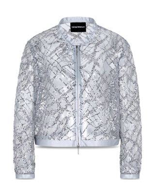 Sequined Tulle Jacket