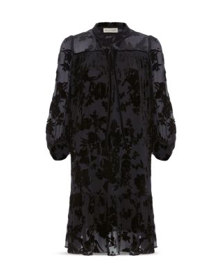 Mila Velvet Burnout Dress