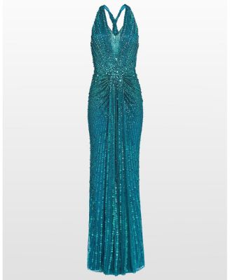 Lana Embellished Halterneck Maxi Dress