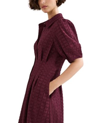 Yasmine Textured Midi Dress