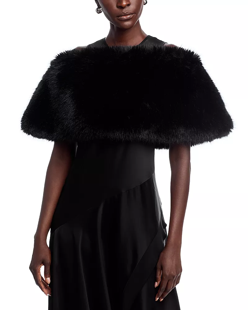 Adrienne Landau Luna Faux Fur Shawl