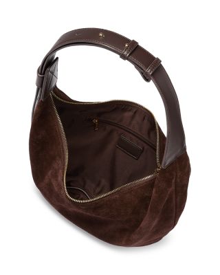 Suede Hobo Shoulder Bag - Exclusive