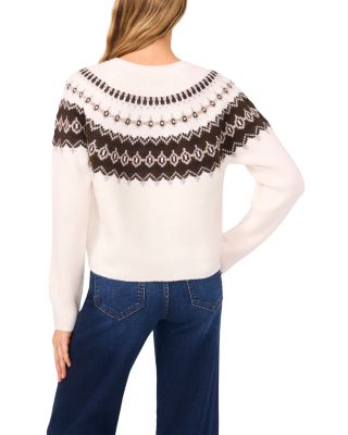 Fair Isle Raglan Cardigan