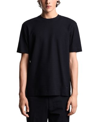 Textured Cotton Jacquard Tee