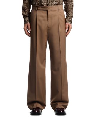 Saglia Wide Leg Wool Trousers