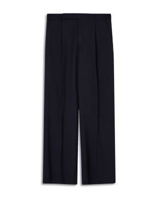 Saglia Wide Leg Wool Trousers